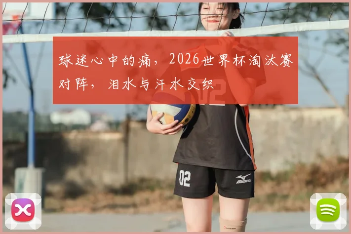 球迷心中的痛,2026世界杯淘汰赛对阵,泪水与汗水交织